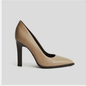 REISS Ada Court Pointed Toe Pump – Tan Leather – Size 40 – NWOT